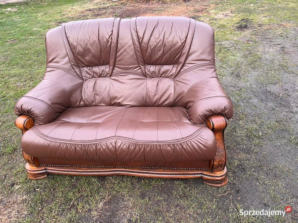 Kanapa skórzana 2 osobowa Fotele i kanapy Tomaszów Lubelski