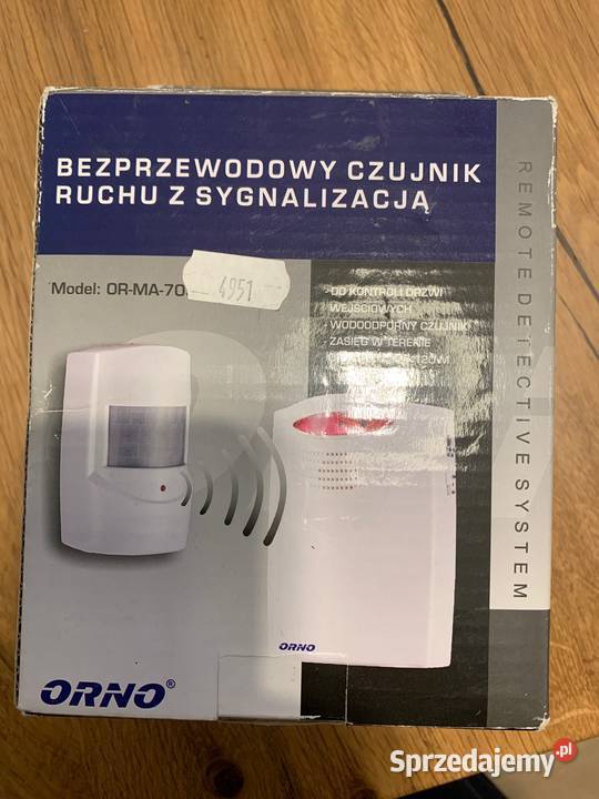 BEZPRZEWODOWY CZUJNIK RUCHU Z SYGNALIZACJA
