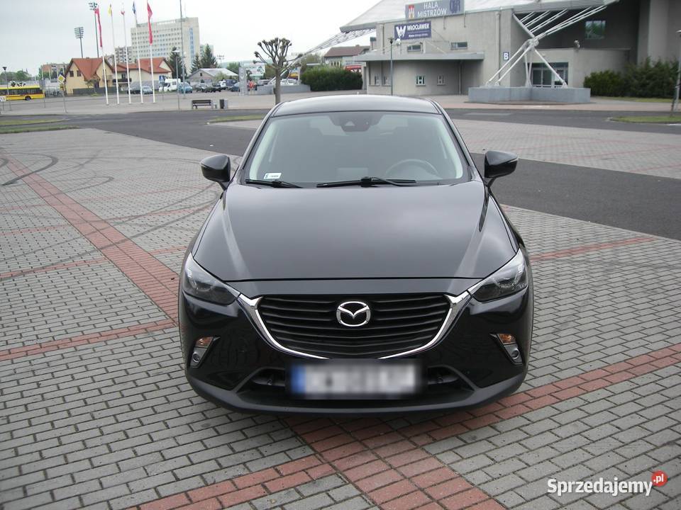 Mazda CX3 20 SkyActiv 120 2017 88 czarna Rok produkcji 2017 Włocławek
