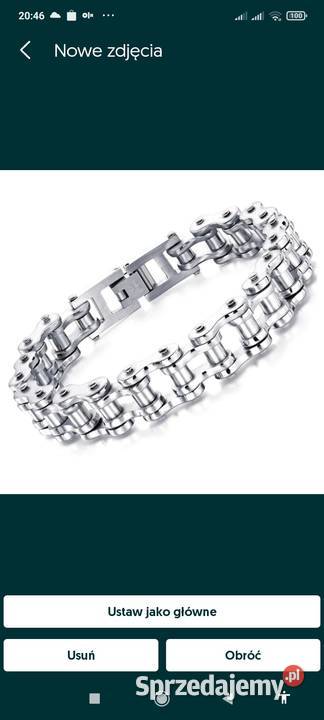 Bransoletka z czystej stali nierdzewnej Starachowice