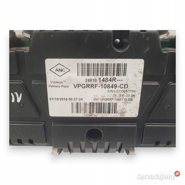LICZNIK ZEGARY 248101484R Renault Clio IV LIFT Chełm