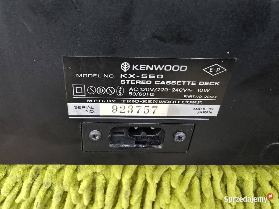 magnetofon kenwood kx550 vintage