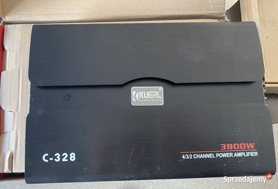 KUERL Wzmacniacz 4 kanałowy 3800W Tuning śląskie Jaworzno sprzedam