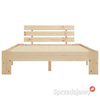 vidaXL Rama łóżka lite drewno sosnowe 120 x 200 Warszawa