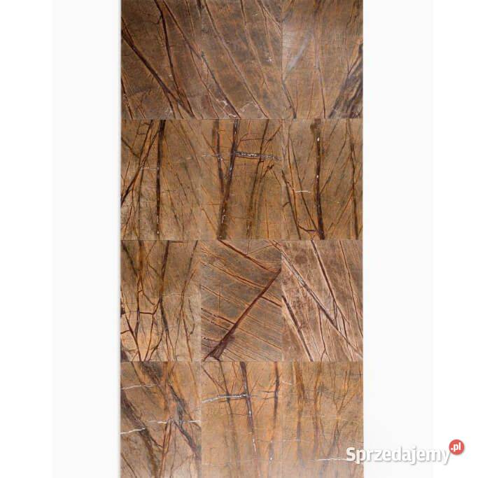 Płytki Marmur Rain Forest Brown szczotkowany