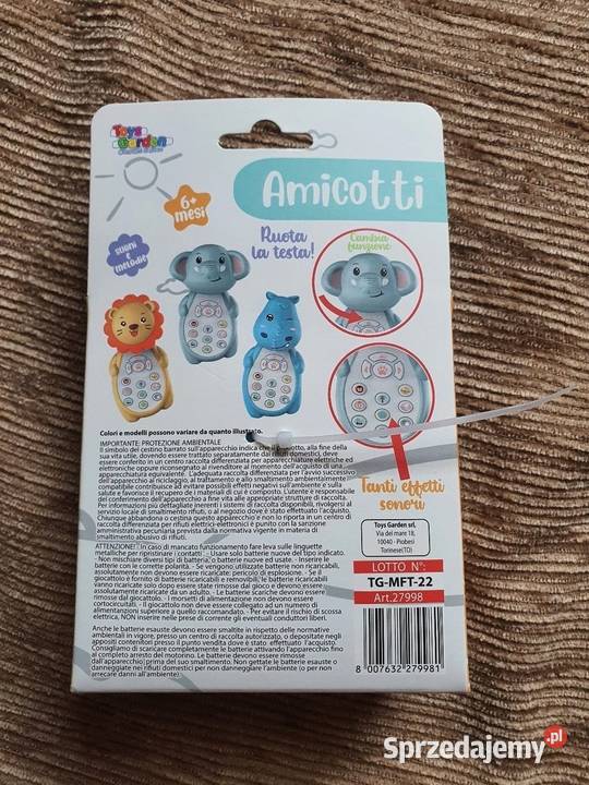 Muzyczny telefonik Hipcio Bam Bam Poznań