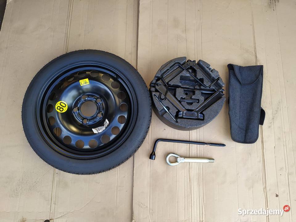 KOŁO DOJAZDOWE R16 5x115 OPEL ASTRA IV J ZESTAW Miejska Górka