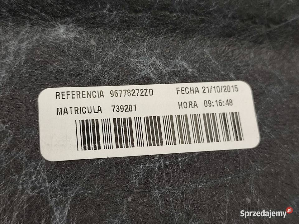 BOCZEK BAGAŻNIKA PRAWY CITROEN C4 PICASSO II Tapicerki samochodowe