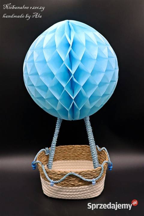 Balon koszyk ozdoba prezent chrzest urodziny Kutno