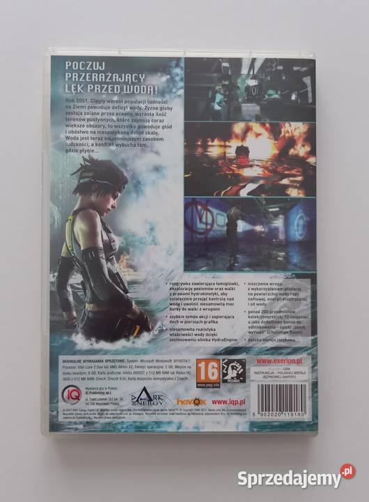 Gra PC Hydrophobia Prophecy akcja Kraków sprzedam