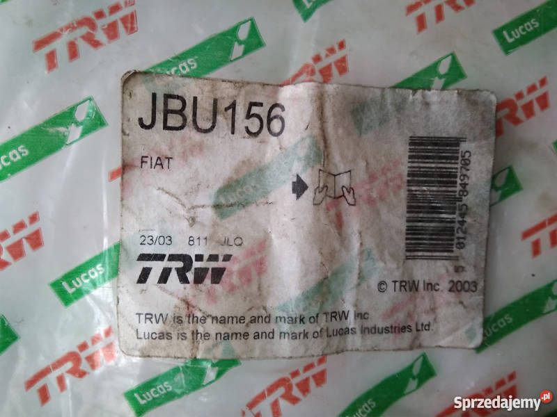 Tuleja wahacza TRW JBU156 nowa CINQUECENTO osobowe sprzedam