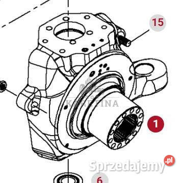 Fendt 828 Obudowa Łączona Osi 755137 Jastrzębniki sprzedam
