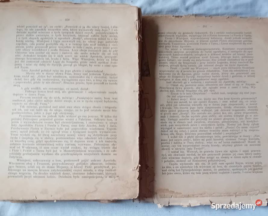 Henryk Sienkiewicz Quo vadis około 1900 r do wielkopolskie sprzedam