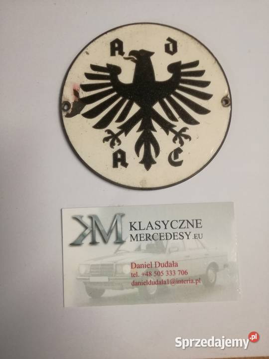 EMBLEMAT ADAC EMALIA LATA 70 Karoseria