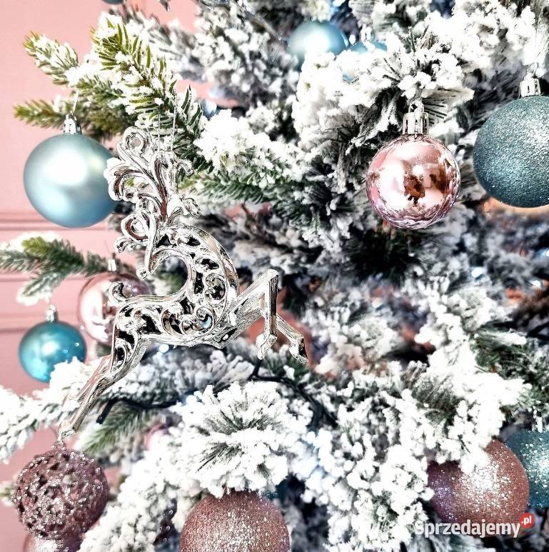 NIETŁUKĄCE BOMBKI NA CHOINKĘ 20 CHOINKOWE RÓŻ różowy Kraków