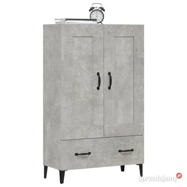 Wysoka szafka szarość betonu 70x31x115 WM812577 Warszawa