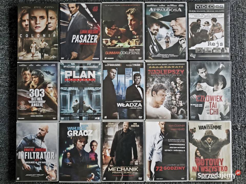 Filmy DVD Warszawa sprzedam