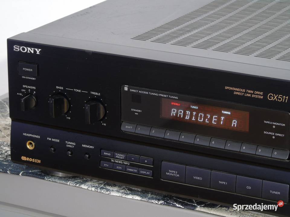 Amplituner Sony STRGX511 RDS mocny i sprawny Jasło