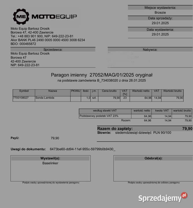 katalizator renault megane II 20 sonda Warszawa