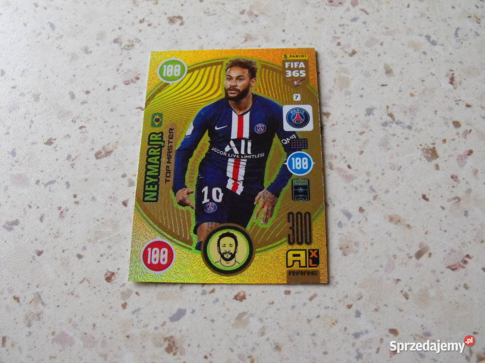 Karta RARE TOP MASTER 7 FIFA 365 v 2021 NEYMAR śląskie Mykanów