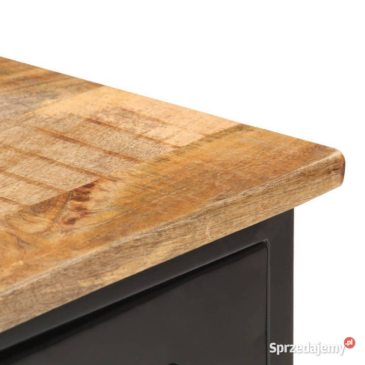 Komoda 110x30x65 lite surowe drewno mango i stal Warszawa