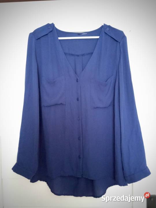 Granatowa koszula HM ML sprzedam