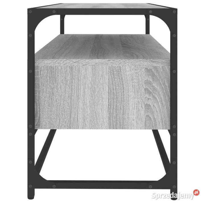 Szafka pod telewizor szary dąb sonoma 80x35x45