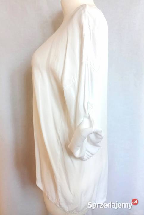 Bluzka biała Bluza elegancka r 40 Rękaw 34