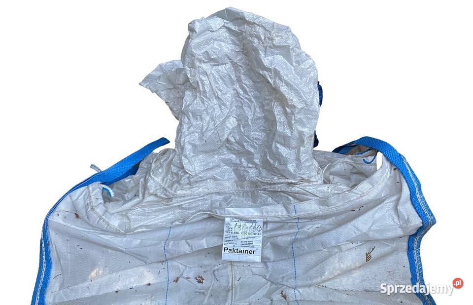Dwa duże big bagi na ciężar 1250 marki Paktainer Warszawa
