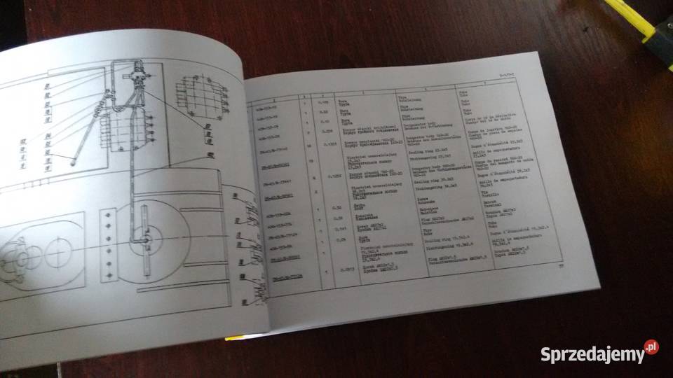aryński k 408 koparka katalog części Stalowa Wola sprzedam