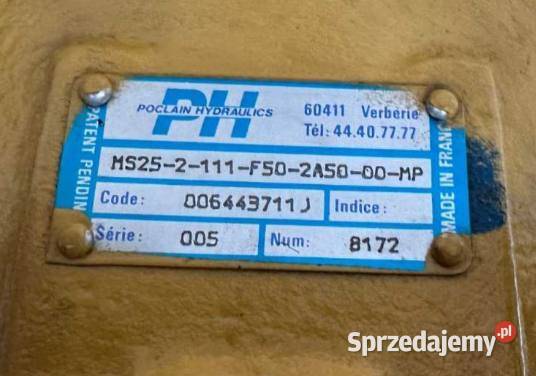 Poclain MS25 MS25 2 111 F50 2A50 00 MP Silnik Poznań