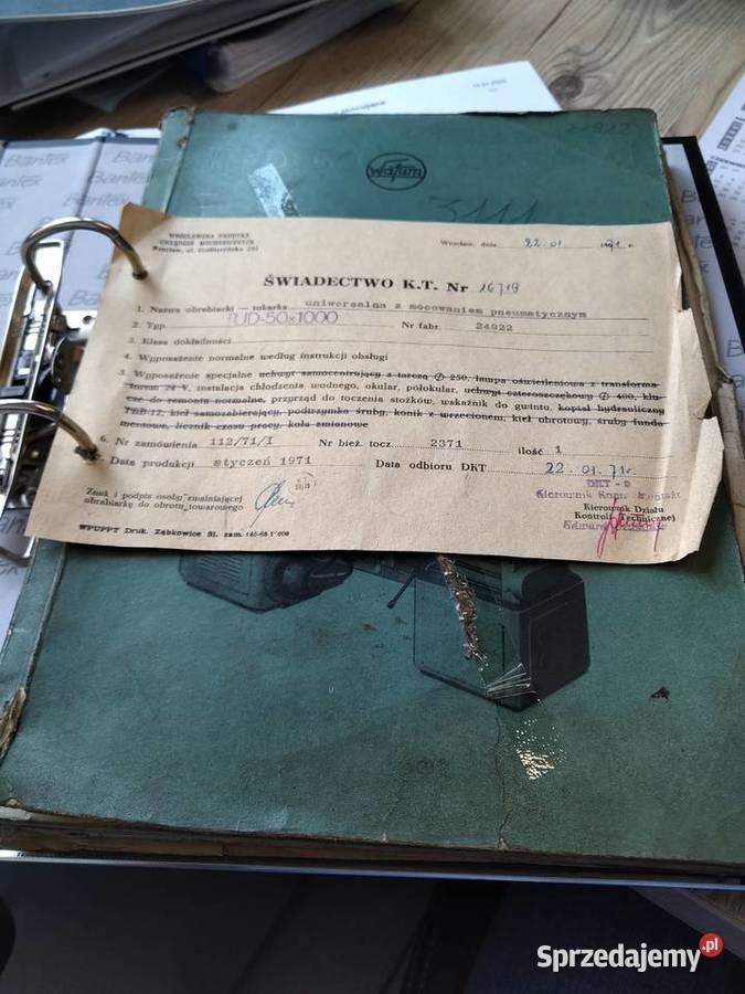 Tokarka uniwersalna TUD50 Masłomiąca