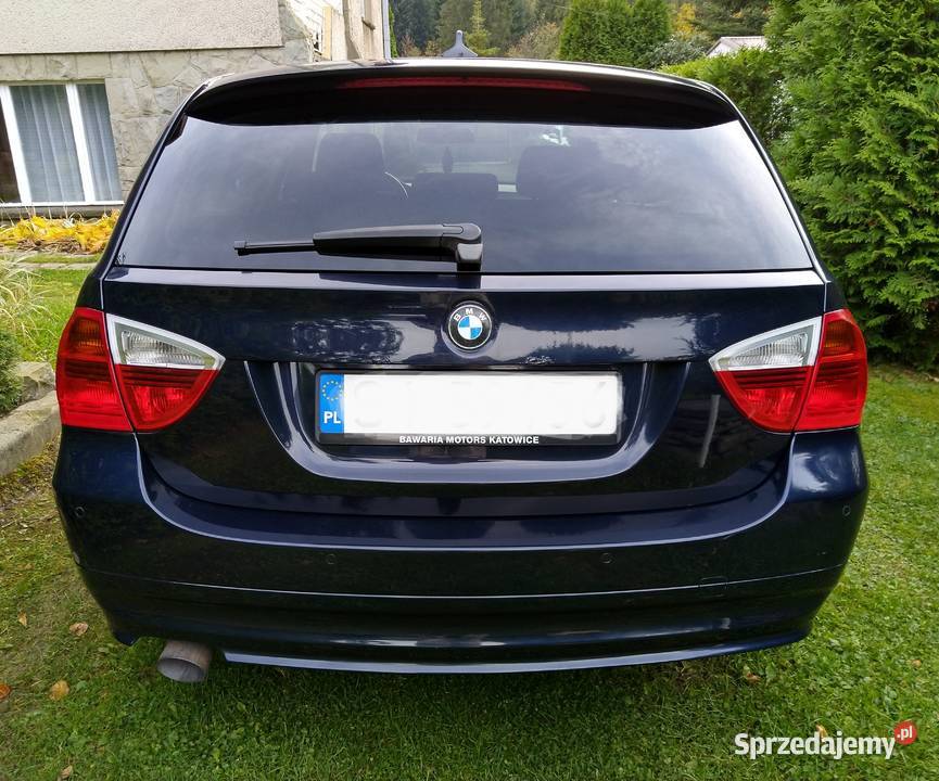 BMW seria 3 318d 20 diesel 2006 r granat zadbana czujnik zmierzchu Seria 3 Brenna