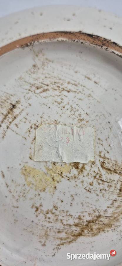 Oryginalna Włoska Patera Ceramika Toscana Biłgoraj