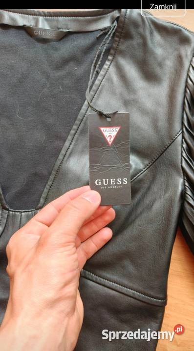 Bluzka nowa z guess damska czarny Ropczyce sprzedam