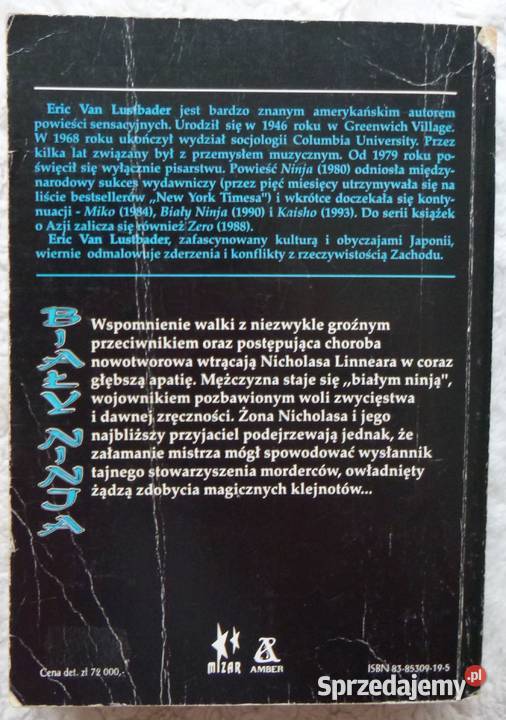 Biały ninja Eric van Lustbader mazowieckie