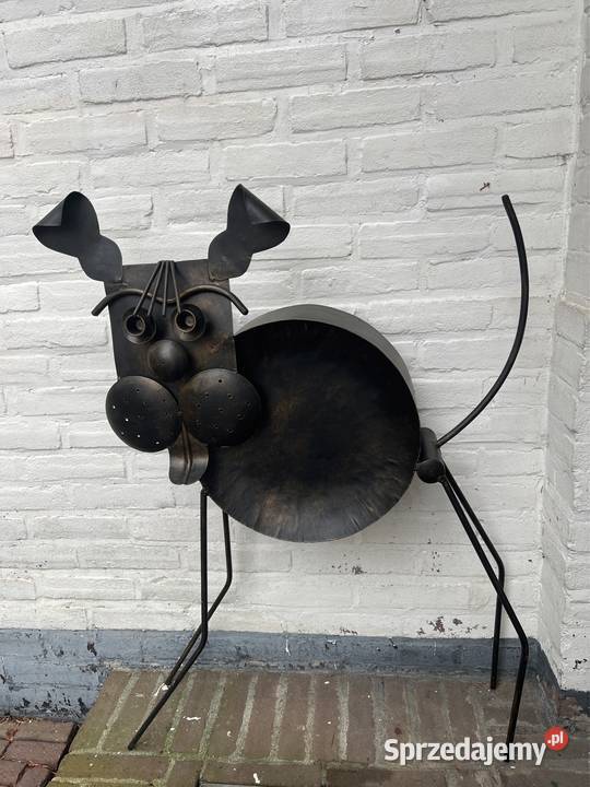 Metaloplastyka pies rzeźba nowoczesna z metalu Bystrzyca Kłodzka sprzedam