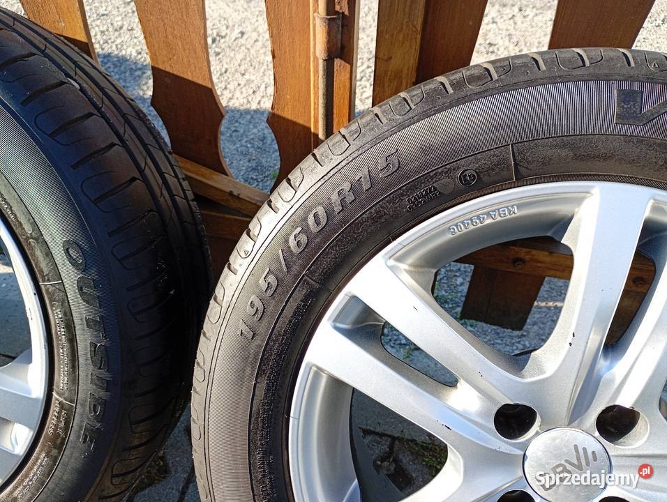 Opony letnie z alufelgami 19560R15 Opel Renault T do 190 km/h podkarpackie Rzeszów