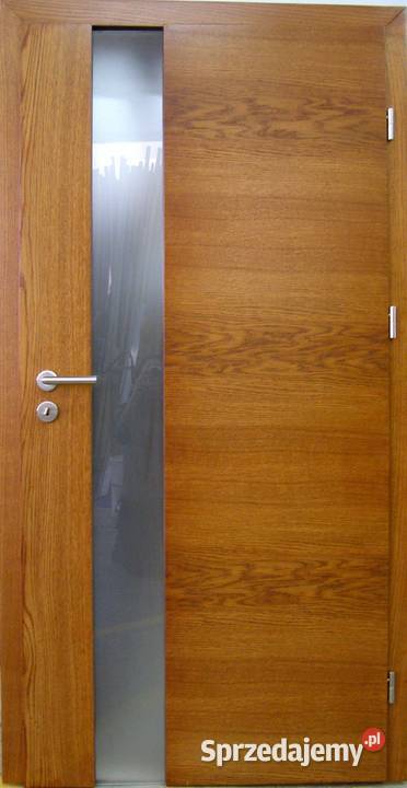 DRZWI WEWNĘTRZNE drewniane nowoczesne pokojowe Chrzowice