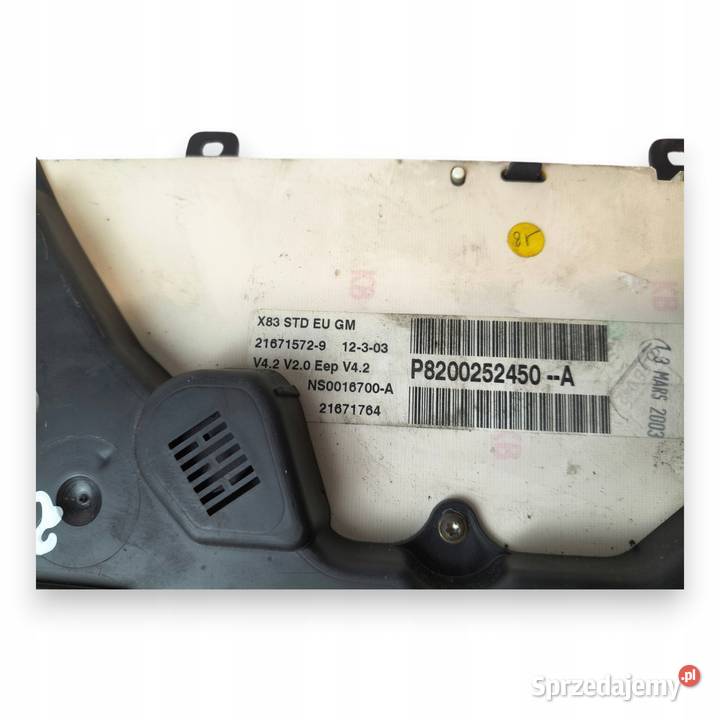 LICZNIK ZEGARY P8200252450A Opel Vivaro A Trafic Chełm
