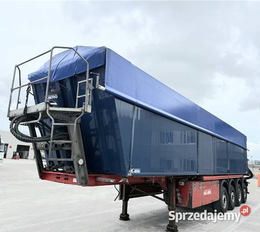 Naczepa do zboza sruty wywrotka z wydmuchem