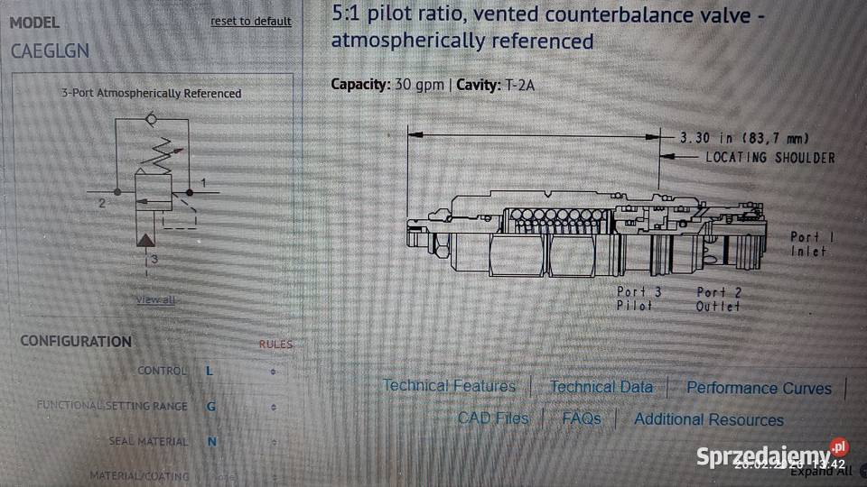 Ładowarka Schaffer Zawór nabojowy CAEGLGN