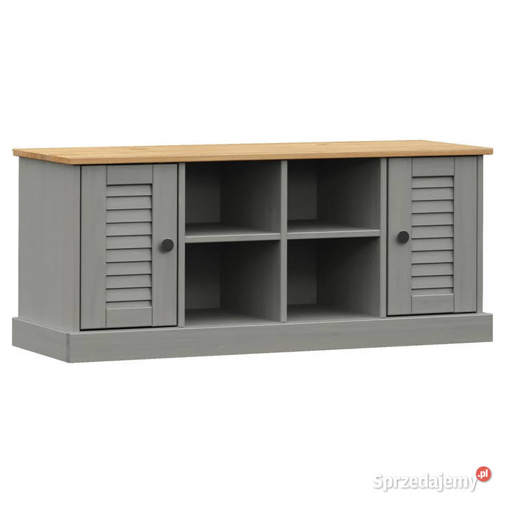 Szafka na buty VIGO szara 106x35x45 lite drewno Warszawa sprzedam