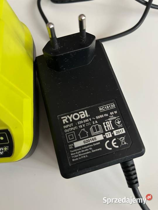 Ładowarka RYOBI RC18120 do baterii 18 V llithium Chełm