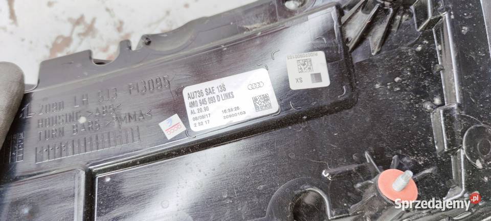 LAMPA LEWY TYŁ AUDI Q7 4M 4M0945093D USZKODZONA Przystajń