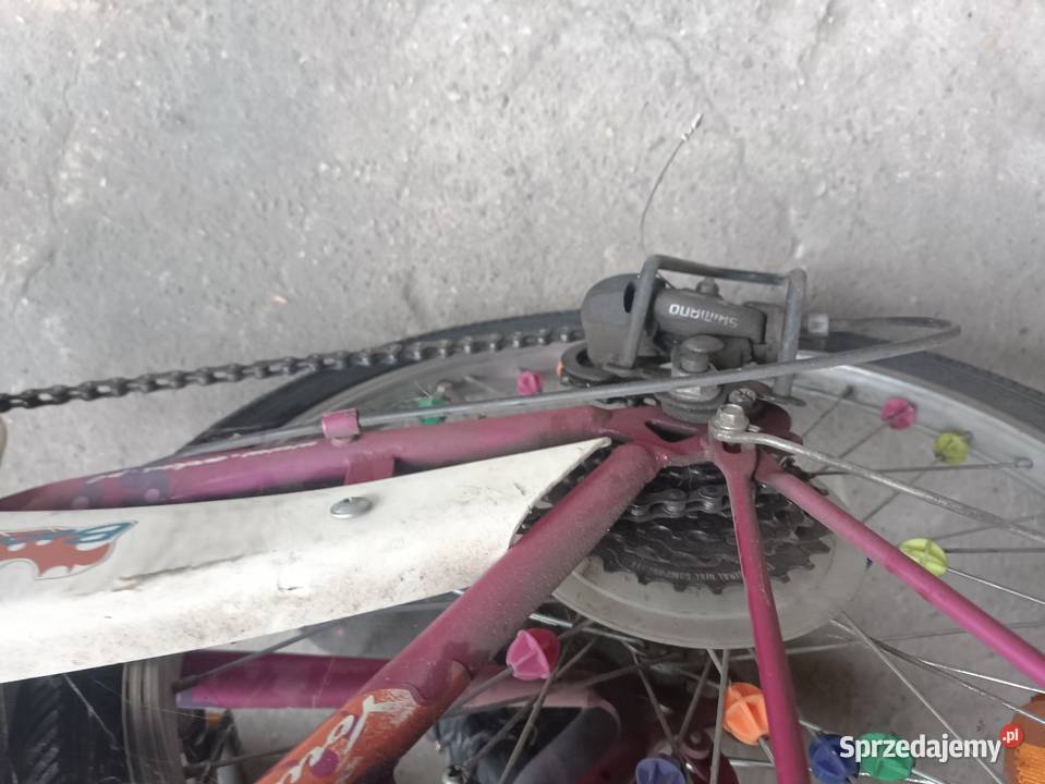 Rower dziewczynki rozmiar kół 20 Wilamów-Parcela sprzedam