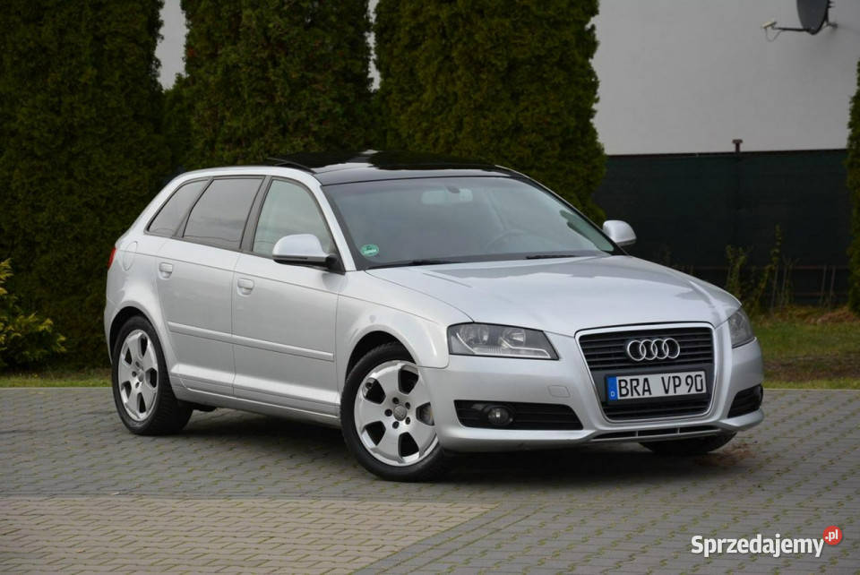 Audi A3 Lift DSG Panorama Skóry Duża Navi DRL światła do jazdy dziennej Ostrów Mazowiecka