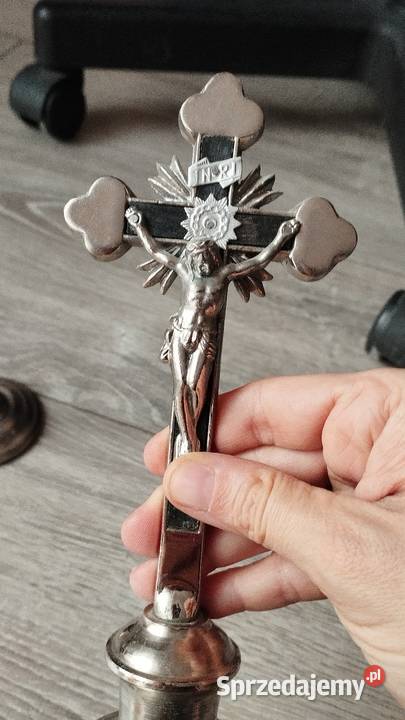 STARY KRUCYFIKS LICHTARZE ZESTAW KOLĘDOWY zestaw Poznań