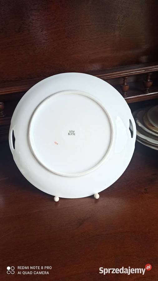 Patera KPM Okrągła Z różami 19041927 r