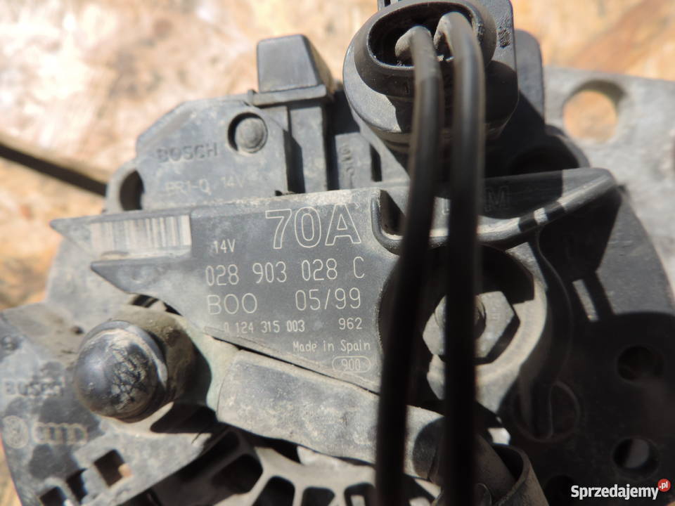 ALTERNATOR VW GOLF IV 4 BORA 16 16V układ elektryczny silnika sprzedam